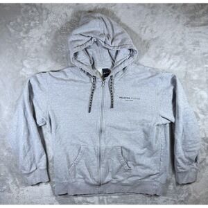 Peloton Hoodie Mens XL Gray Full Zip Peloton Studios New York Graphic Sweatshirt